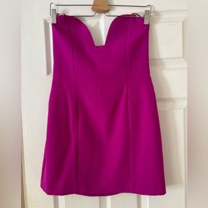 Zara Sweetheart Neckline Mini Dress in Medium